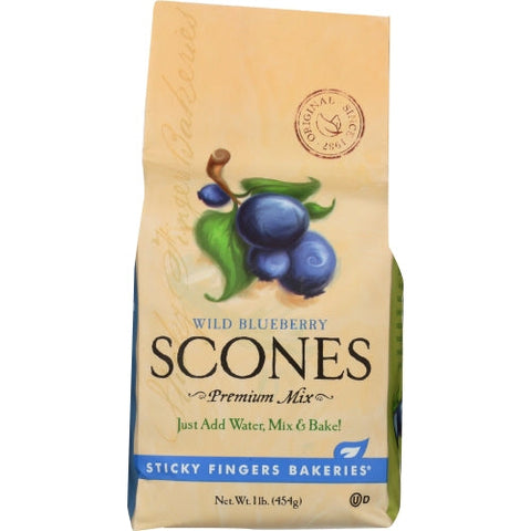 Sticky Fingers, Mix Scone Wld Blbry, 16 Oz(Case Of 6) Sticky Fingers