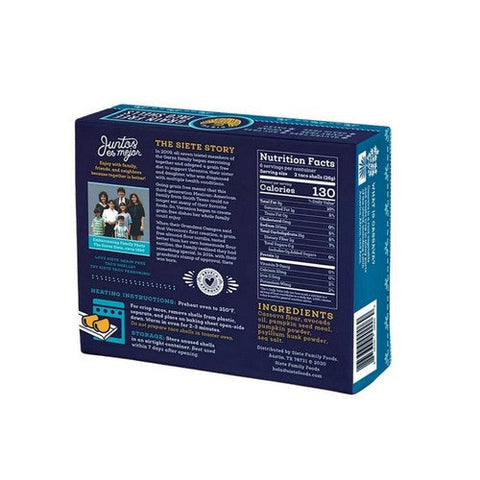 Siete, Taco Shells Grain Free, 5.5 Oz(Case Of 12) Siete