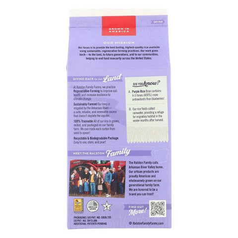 Ralston Family Farms, Rice Purple, 16 Oz(Case Of 6) Ralston Family Farms