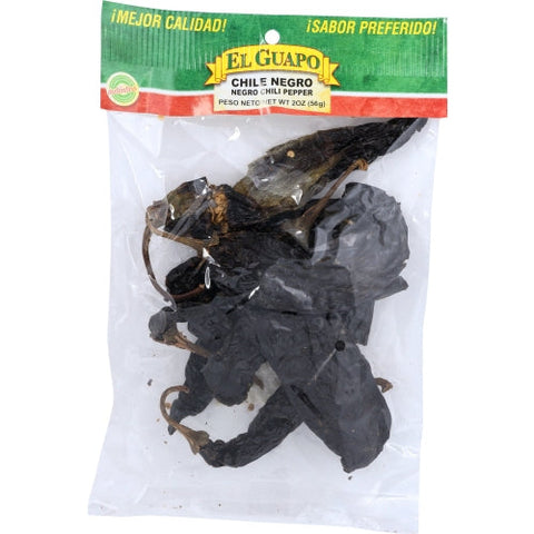 El Guapo, Chili Pod Negro Whl, 2 Oz(Case Of 12) El Guapo