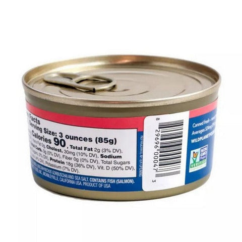 Wild Planet, Wild Alaskan Pink Salmon, 6 Oz(Case Of 12) Wild Planet