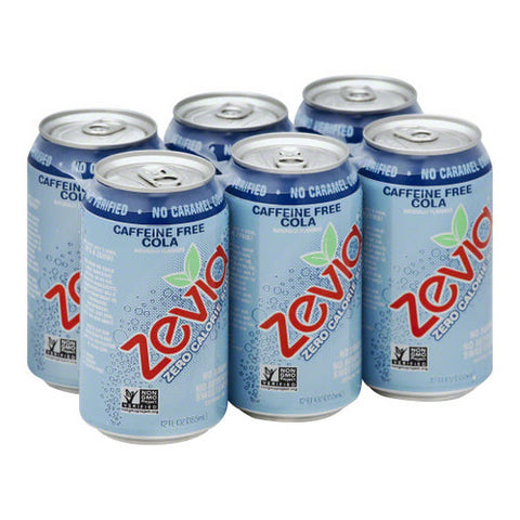 Zevia, Zero Calorie  Cola  Caffeine Free  Can, Case of 4 X 72 Oz Zevia