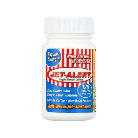 Jet-Alert, Jet-Alert Caffeine Regular Strength, 100 Mg, 120 Count Jet-Alert