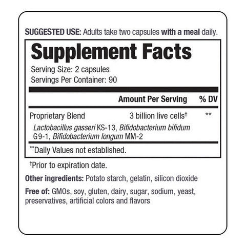 Kyolic, Kyo-Dophilus Daily Probiotic, 3 Billion CFU, 90 Caps Kyolic