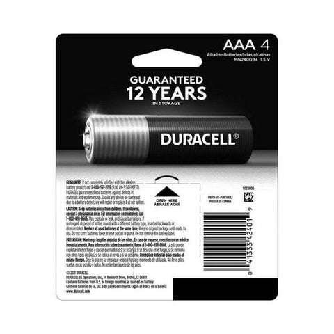 Duracell, Power Boost Alkaline Batteries Aaa, 2 Count Duracell