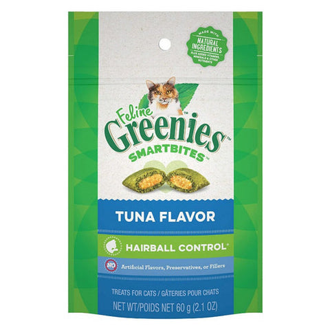 Greenies, SmartBites Hairball Control Tuna Flavor Cat Treats, 2.1 oz Greenies