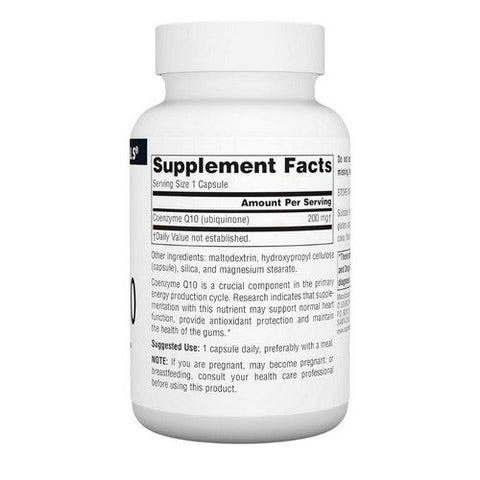 Source Naturals, Coenzyme Q10, 200 MG, 60 VCaps Source Naturals