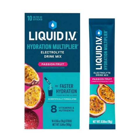 Liquid I.V, Hydration Multiplier Electrolyte Drink Mix Passion Fruit, 5.65 Oz Liquid I.V