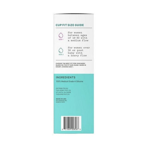The Honey Pot, Menstrual Cup Size 2, 1 Each The Honey Pot
