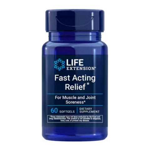 Life Extension, Fast Acting Relief, 60 Softgels Life Extension