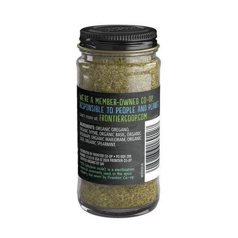 Frontier Herb, Organic Italian Seasoning With Mediterranean Oregano, 0.64 Oz Frontier Herb