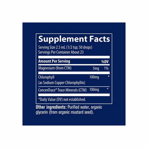 Trace Minerals, Liquid Ionic Chlorophyll, 2 Oz Trace Minerals