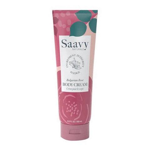 Saavy Naturals, Bulgarian Rose Body Cream, 8.5 Oz Saavy Naturals