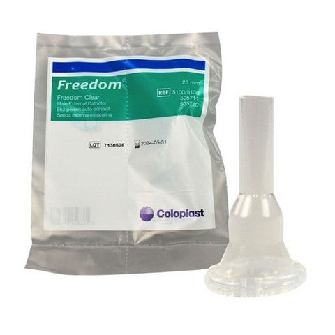 Coloplast, Freedom Clear Male External Catheter Small Seal, Box Of 100 Coloplast