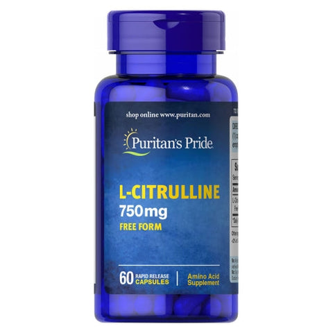 Puritan's Pride, L-Citrulline Free Form, 750mg, 60 Capsules Puritan's Pride