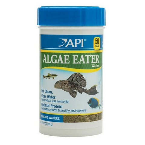 API, API Algae Eater Premium Sinking Wafer Fish Food, 3.7 Oz API