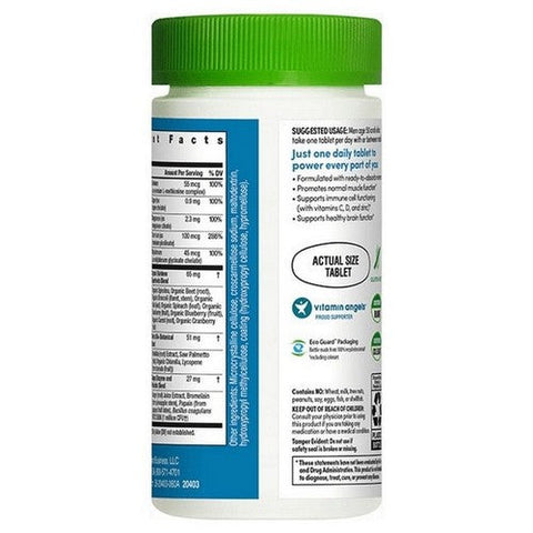 Rainbow Light, Men's One 50+ Daily Multivitamin, 60 Tabs Rainbow Light