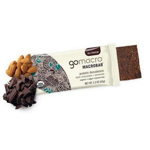 Gomacro, MacroBars Dark Chocolate And Almonds, 12 Count Gomacro