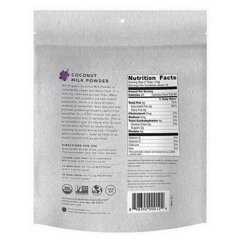 Wildly Natural, Coconut Milk Powder, 8 Oz Wildly Natural