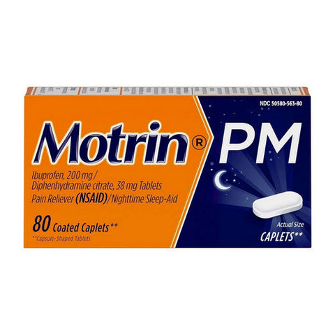 Mortin, Pm Ibuprofen Nighttime Sleep Aid, 80 Caps Mortin
