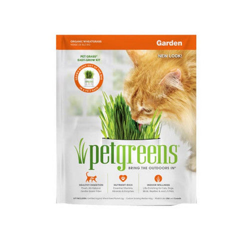 Pet Greens, Garden Pet Grass Self Grow Kit Organic Wheatgrass, 1 Count / 3 Oz Pet Greens