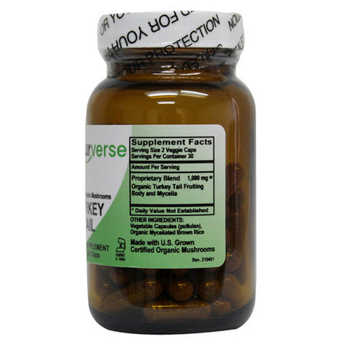 Naturverse, Turkey Tail COG Powder Capsules, 60 VegCaps Naturverse