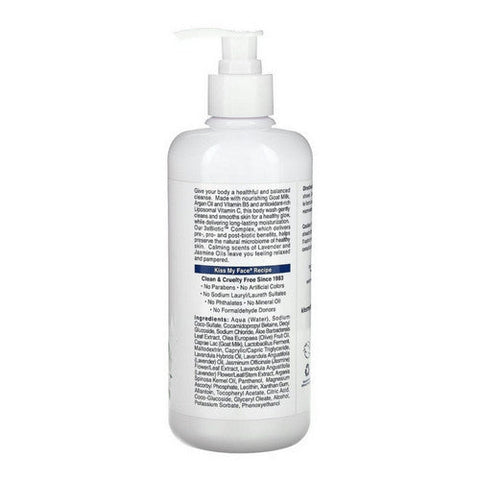Kiss My Face, Goat Milk Body Wash Lavender + Jasmine, 16 Oz Kiss My Face