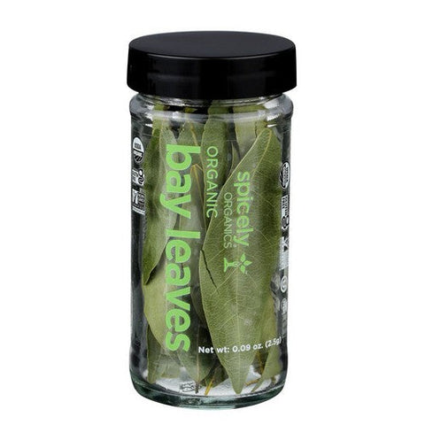 Spicely Organics, Organic Bay Leaves, 0.09 Oz (Case Of 3) Spicely Organics