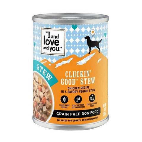 Cluckin Good Stew Wet Dog Food 13 Oz(Case Of 12) by I And Love And You
