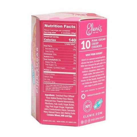 Elenis Cookies, Pink Sugar Cookie Box, 3.5 Oz(Case Of 6) Elenis Cookies