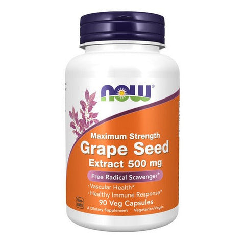 Now Foods, Grape Seed Extract, 500 mg, 90 VegCaps Now Foods