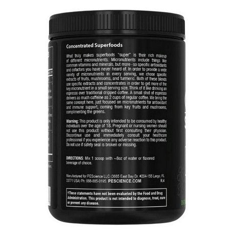 Pescience, Greens And Superfoods Powder Chocolate, 10.2 Oz Pescience