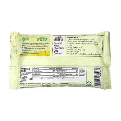 Health Garden, Allulose Monk Fruit Chocolate Chips, 8 Oz Health Garden