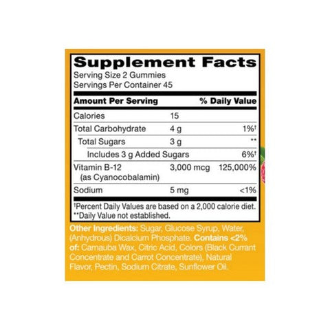 21st Century, Vitajoy B-12 Gummies Raspberry, 90 Gummies 21st Century