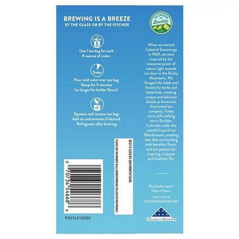 Celestial Seasonings, Cold Brew Iced Tea Black Tea Raspberry, 18 Bags