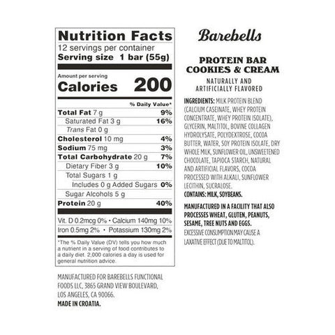 Pure Protein, Protein And Bar Cookies And Cream, 12 Count Pure Protein
