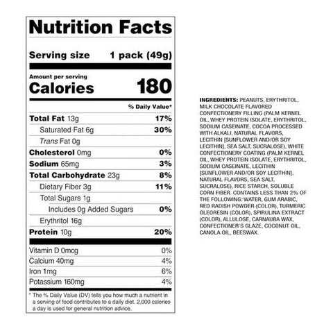 Pure Protein, Quest Coated Candy Chocolatey Peanut, 12 Count Pure Protein