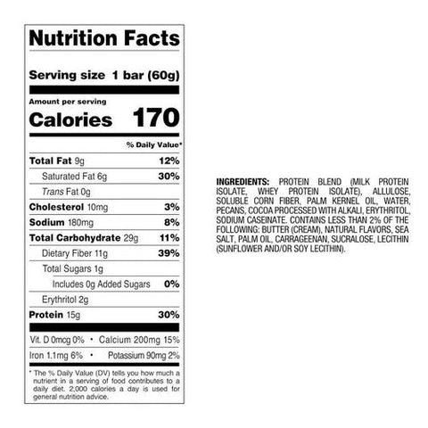 Pure Protein, Hero Protein Bar Chocolate Caramel Pecan, 12 Count Pure Protein