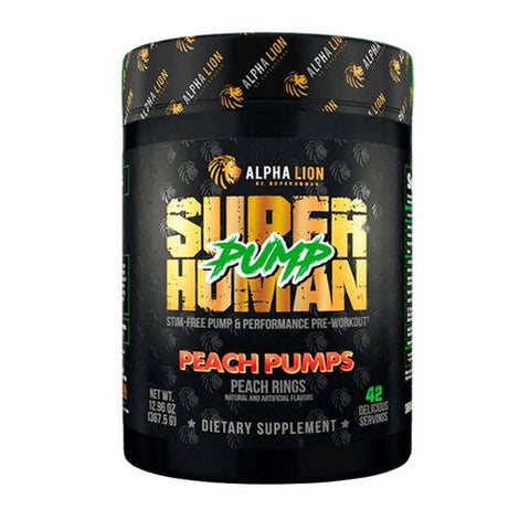 Alpha Lion, Superhuman Pump Peach Pumps, 360 Grams Alpha Lion