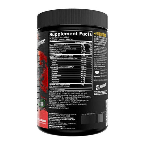 Mutant, Mutant GEAAR Tropical Fruit Punch, 378 Grams Mutant