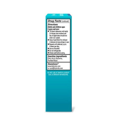 Hylands, Earache Drops For Natural Relief, 0.33 Oz Hylands