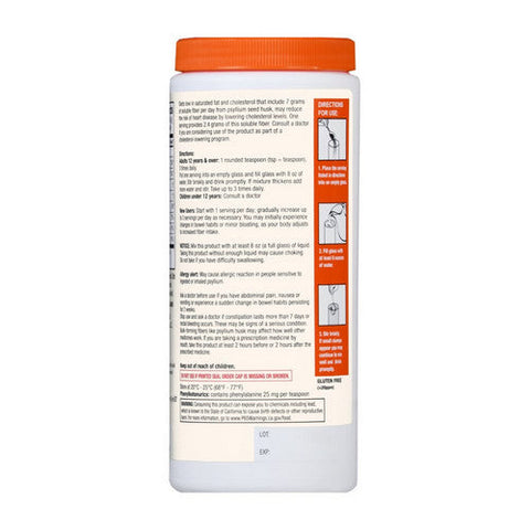 Foster And Thrive, Fiber Powder Sugar Free Smooth Texture Orange, 10 Oz Foster And Thrive