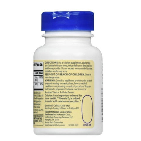 Foster And Thrive, Calcium Plus Vitamin D3, 600 Mg, 60 Tabs Foster And Thrive