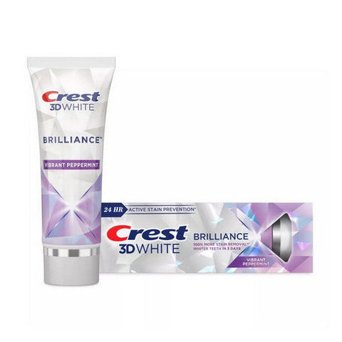 Crest, 3D White Brilliance Vibrant Toothpaste Peppermint, 4.6 Oz Crest