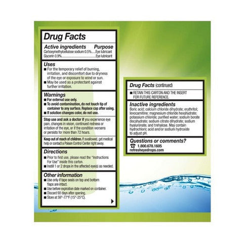 Refresh, Relieva Pf Xtra Lubricant Eye Drops, 0.33 Oz Refresh