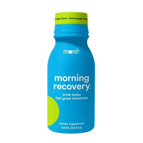 More Labs, Morning Recovery Lemon Ginger, 3.4 Oz (Case Of 6) More Labs