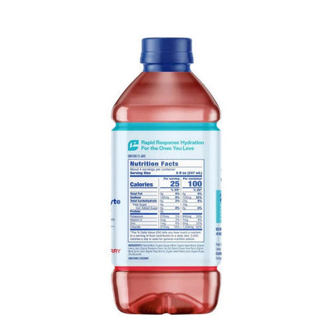 Berri Lyte, Organic Strawberry Electrolyte Solution, 35.2 Oz (Case Of 6) Berri Lyte