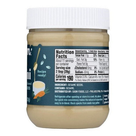 Soom, Tahini Spread, 11 Oz (Case Of 6) Soom