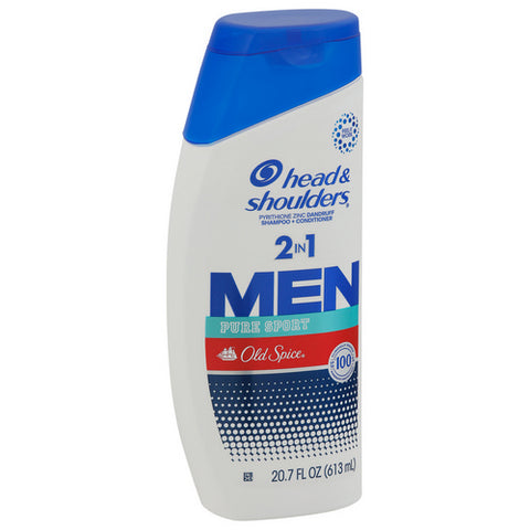Old Spice Men Pure Sport 2-In-1 Shampoo And Conditioner 20.7 Oz (Case Of 4) by Head & Shoulders
