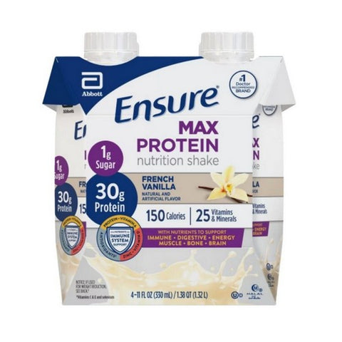 Max Protein Nutrition Shake Vanilla 44 Oz (Case Of 3) by Ensure